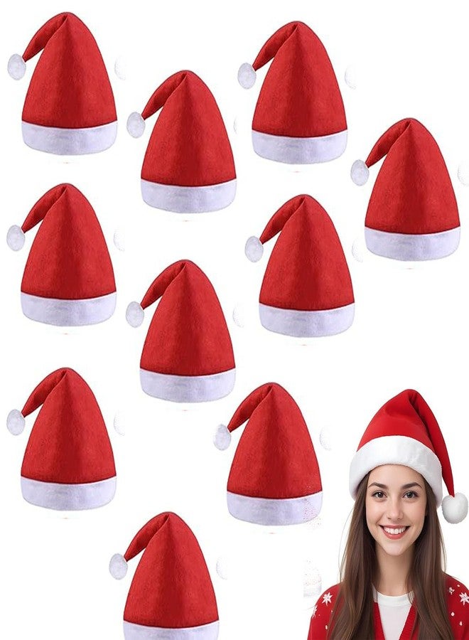 SAI PRASEEDA قبعات بابا نويل من ساي براسيدا - عبوة من 5 قطع | لون أحمر وأبيض | قبعات بابا نويل خفيفة الوزن للأطفال والكبار، مناسبة للحفلات والمدارس وتزيين العطلات BINCTH2 - Image 1